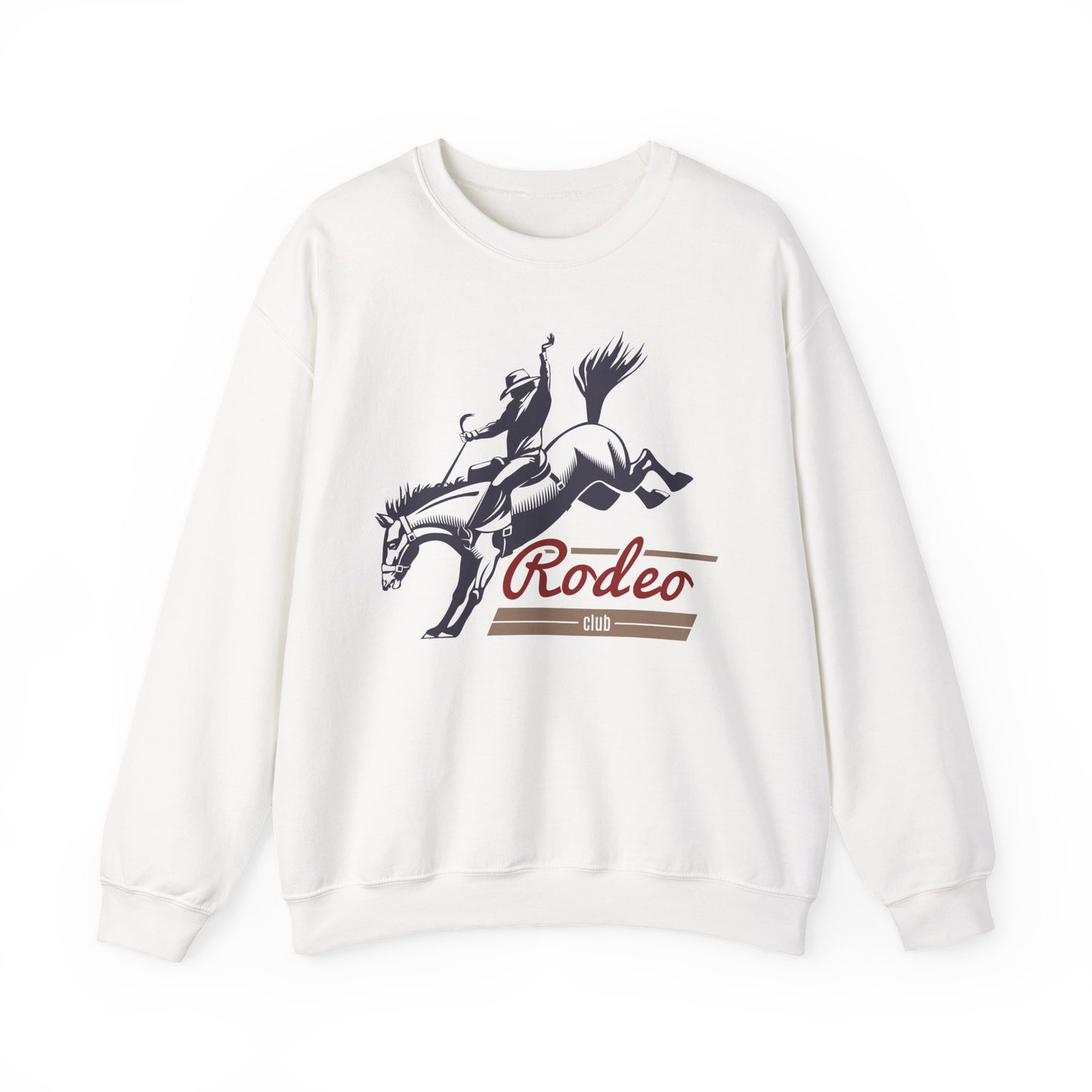 Crewneck Sweatshirt - Western Cowboy - Rodeo Club
