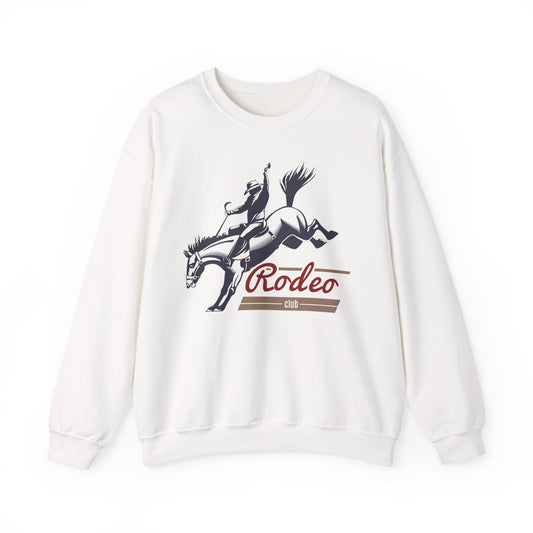 Crewneck Sweatshirt - Western Cowboy - Rodeo Club