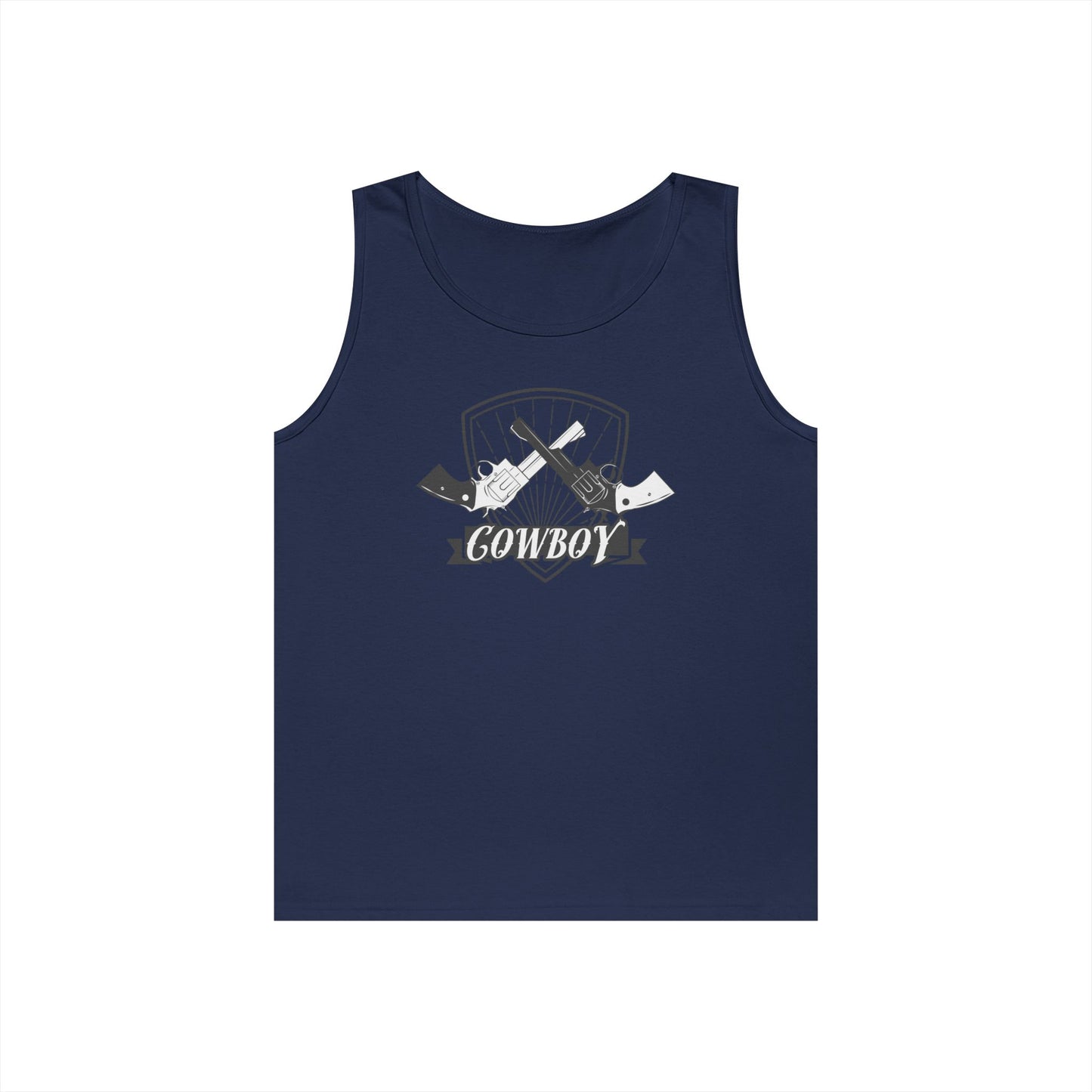 Unisex Heavy Cotton Tank Top - Cowboy Rifles