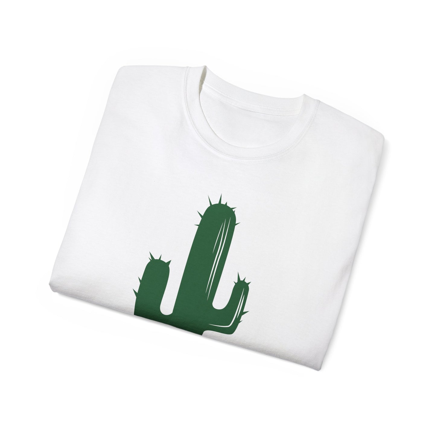 Unisex Ultra Cotton Tee - Green Western Cactus X 300