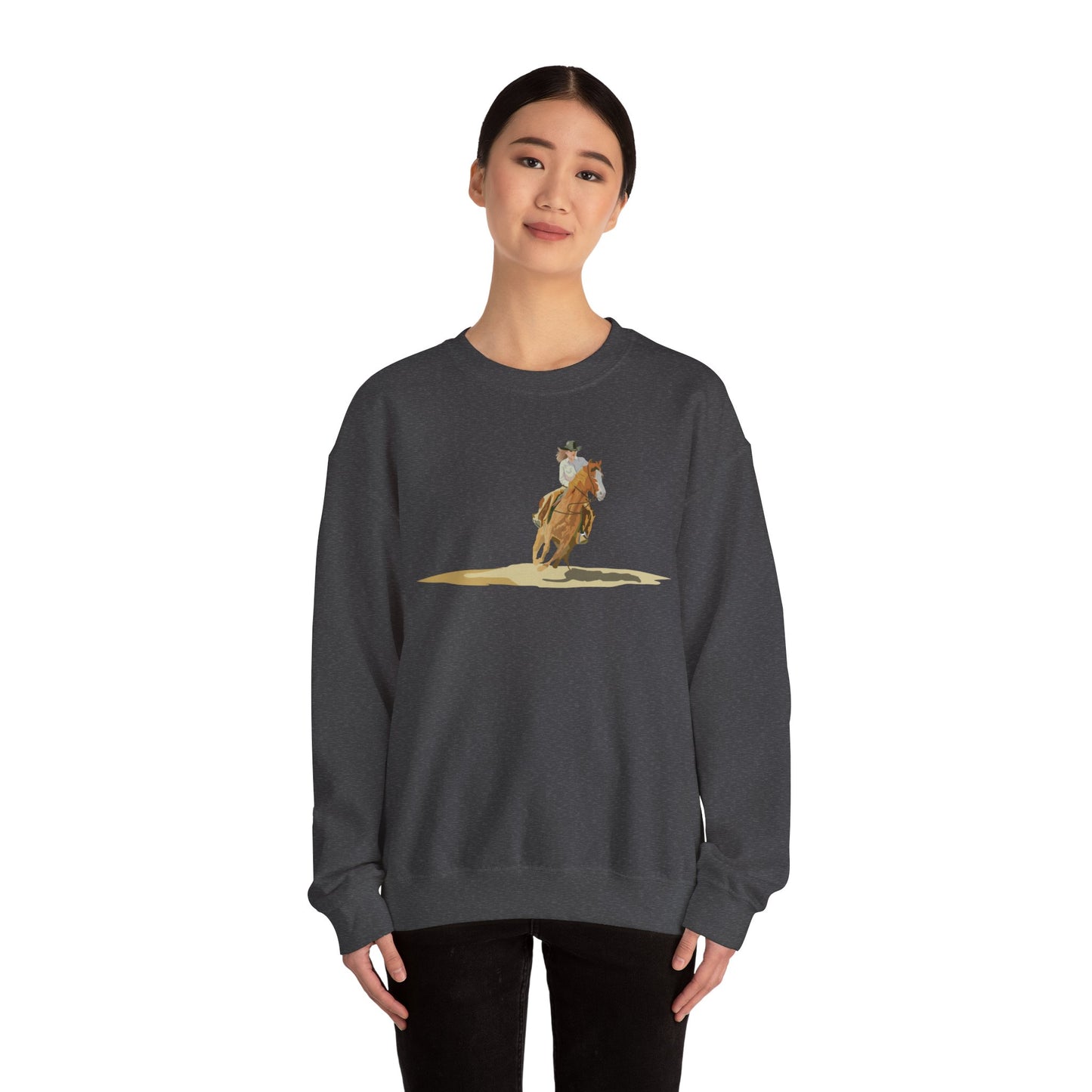 Crewneck Sweatshirt - Rodeo - Cow Girl