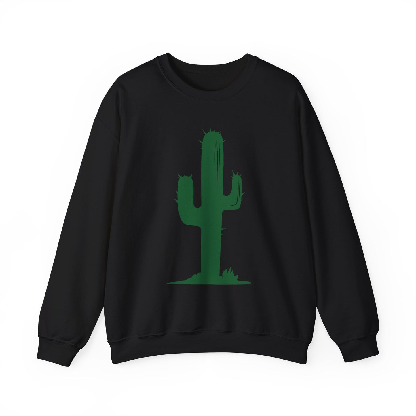 Crewneck Sweatshirt - Green Western Cactus X 300