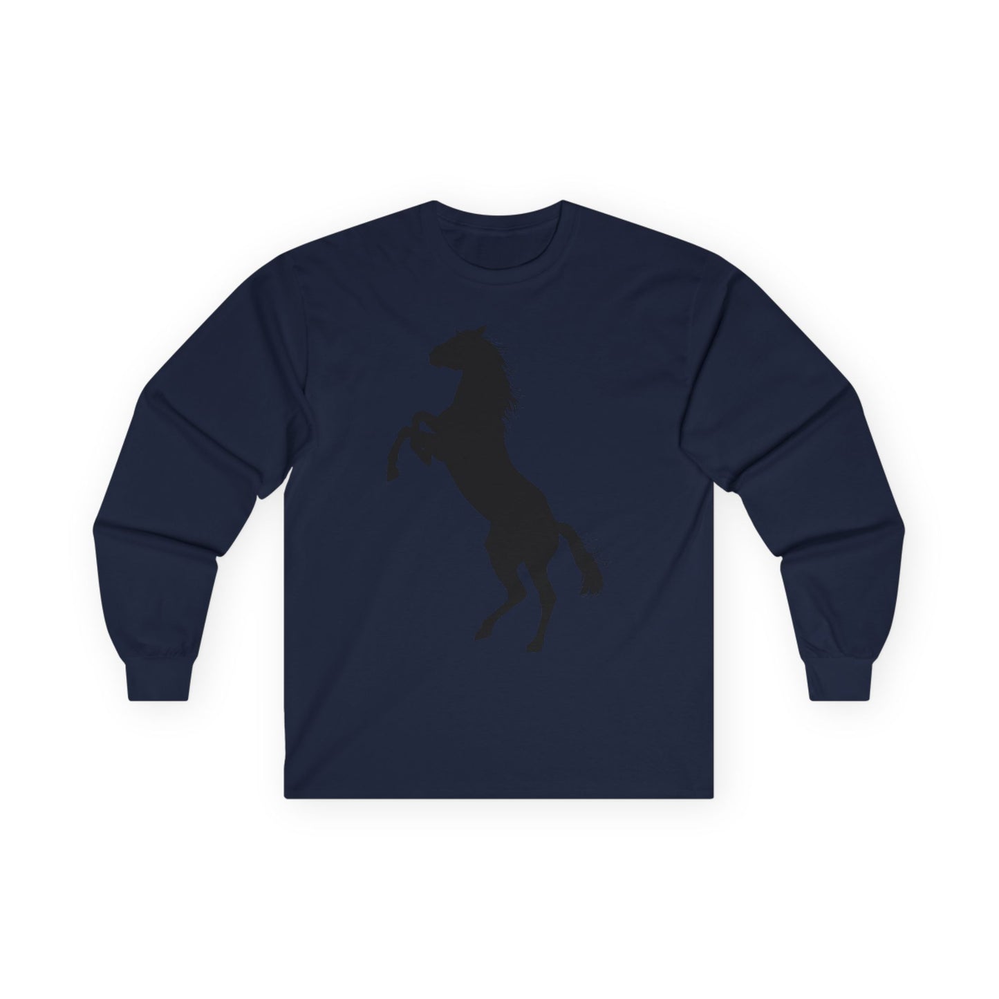 Unisex Ultra Cotton Long Sleeve Tee - Wild Horse - Standing 2 Feet X 300