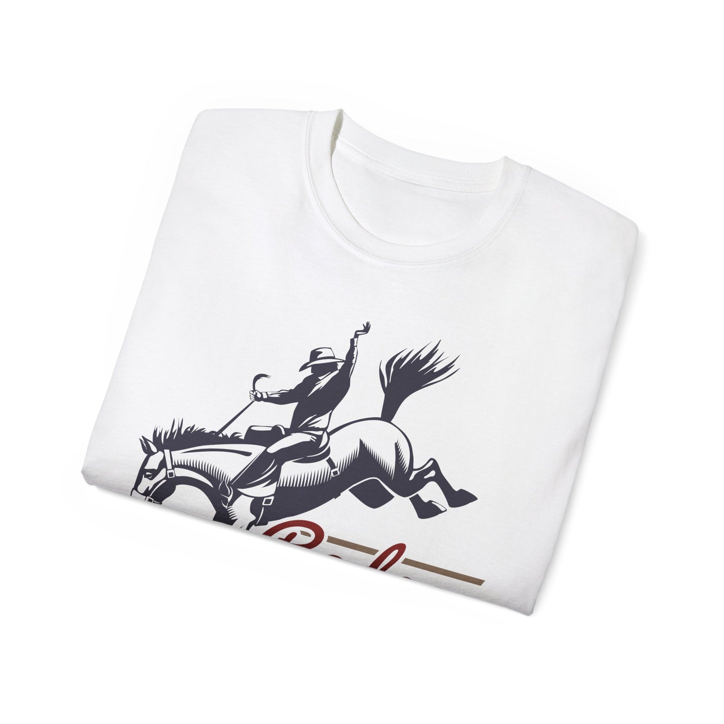 Unisex Ultra Cotton Tee - Western Cowboy - Rodeo Club