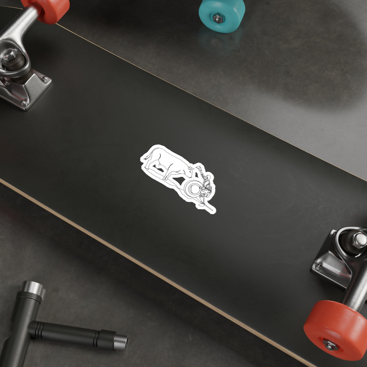 Die-cut stickers - Clown and Bull - LA