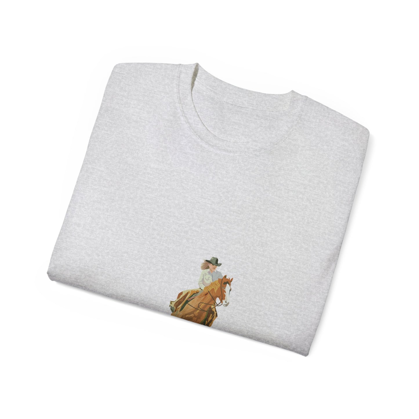 Unisex Ultra Cotton Tee - Rodeo - Cow Girl