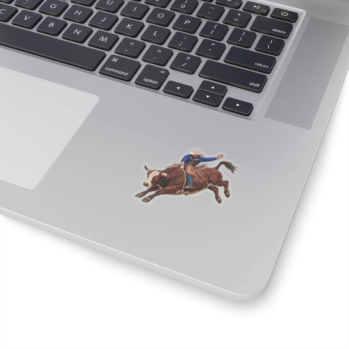 Kiss-Cut Stickers - Cowboys - Bull Rider - Mid Ride - without Text - 3D Transparent