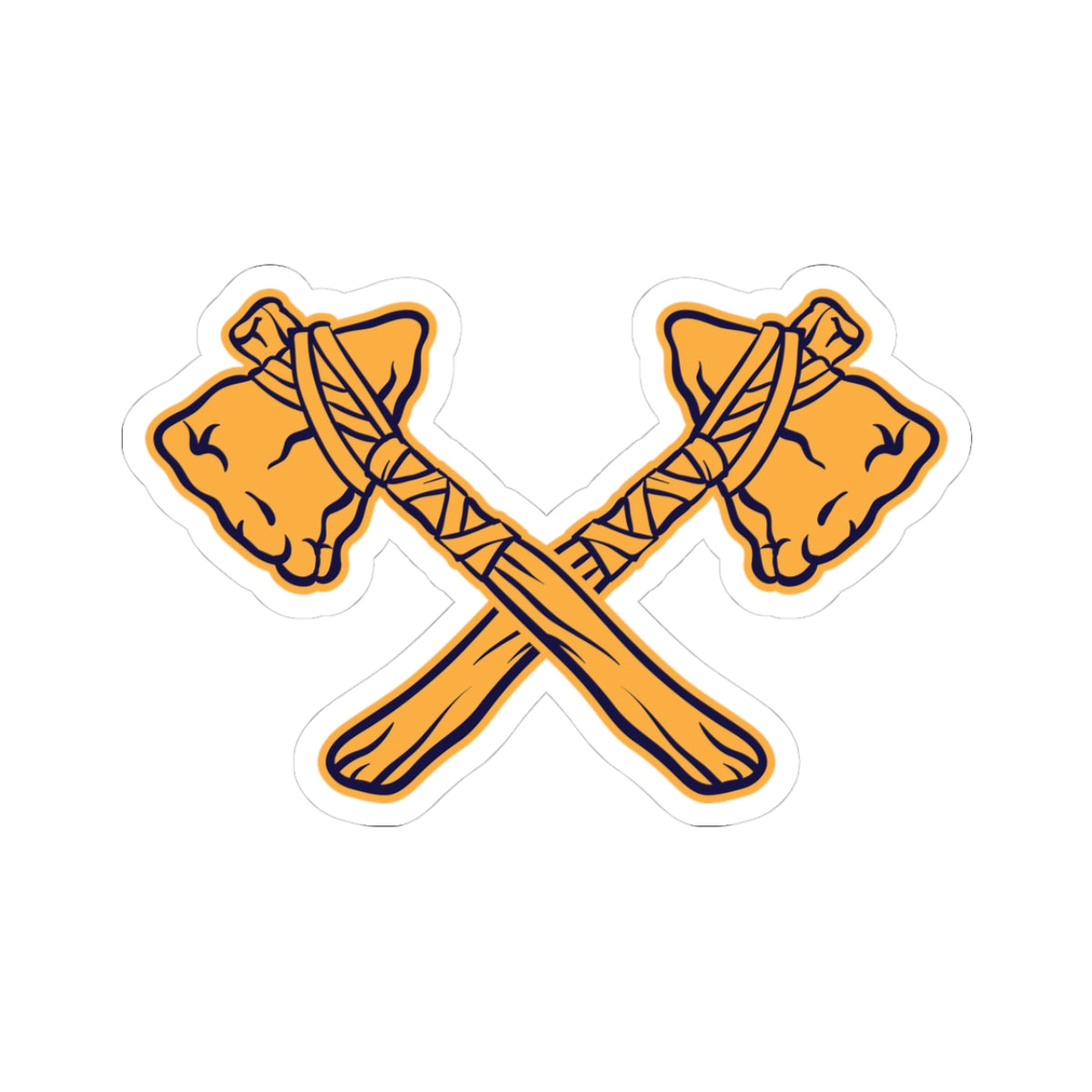 Kiss-Cut Stickers - Crossed Tomahawks