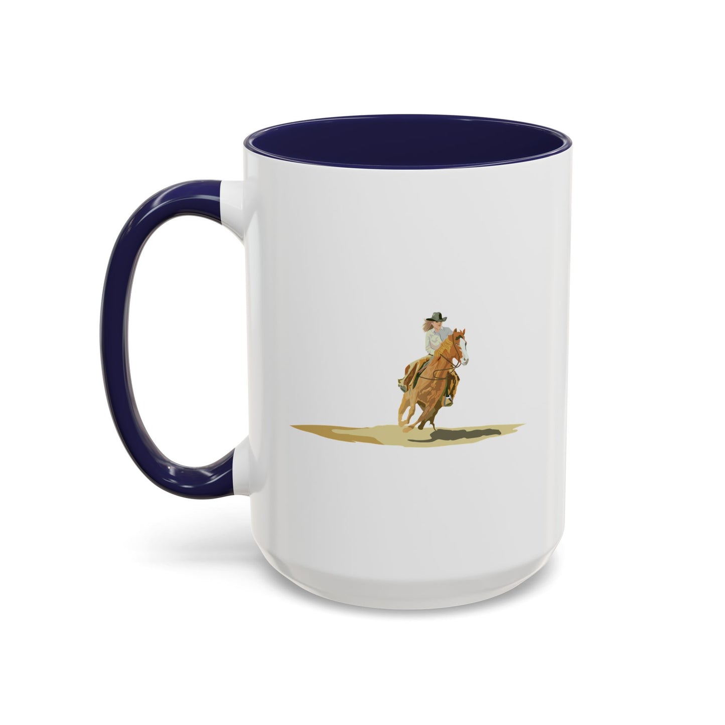 Accent Coffee Mug (11, 15oz) - Rodeo - Cow Girl