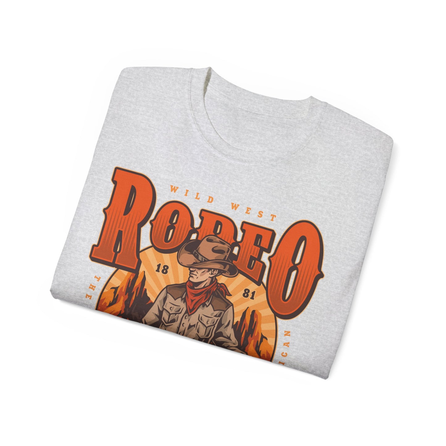 Unisex Ultra Cotton Tee - Wild West Rodeo - True American - The Wild West At Its Best