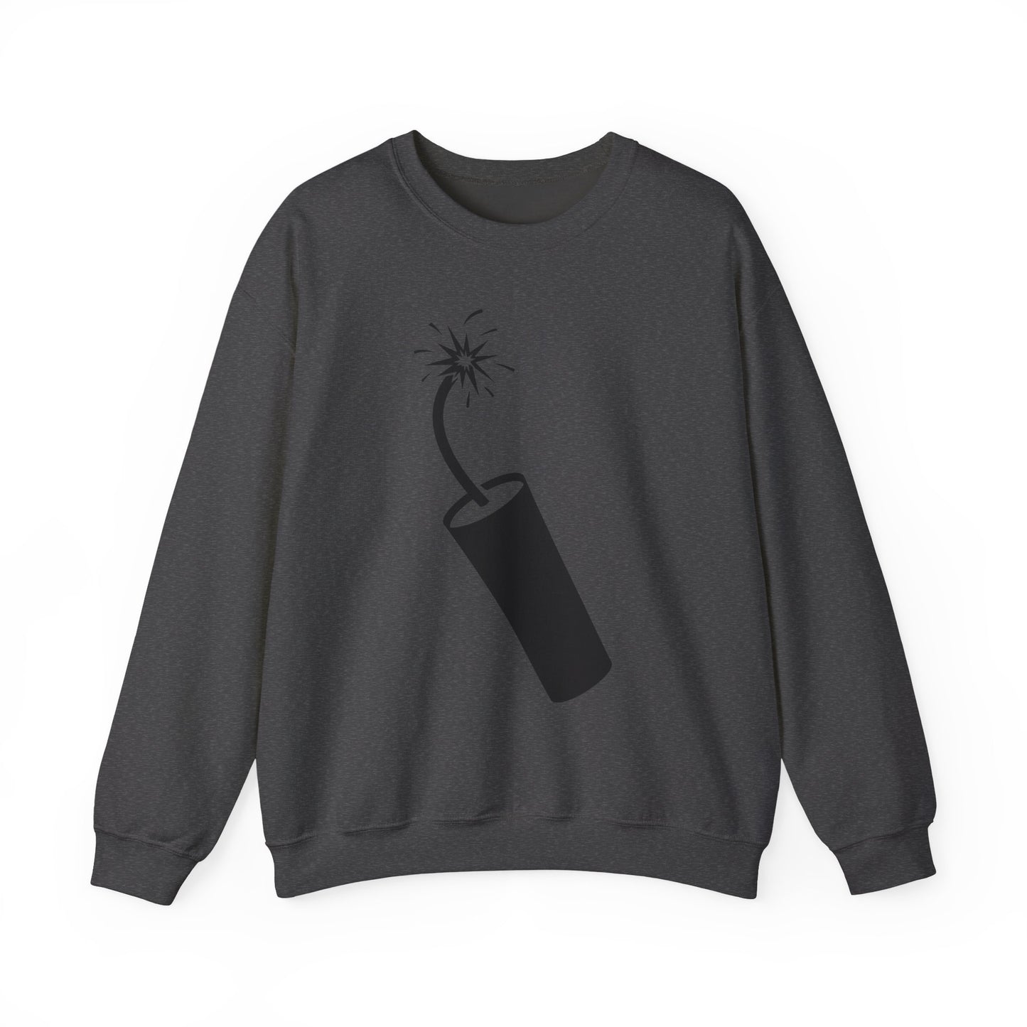 Crewneck Sweatshirt - Dynamite Stick w Burng Fuse X 300