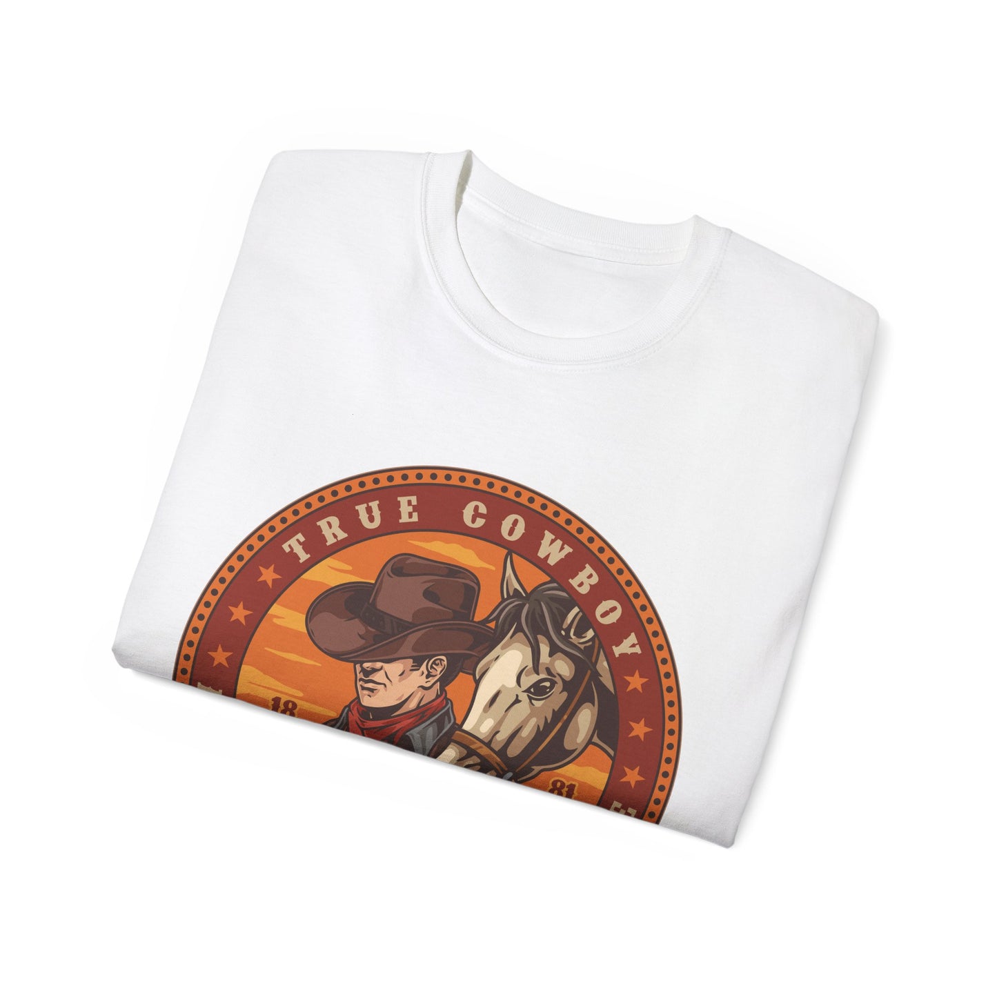 Unisex Ultra Cotton Tee - True Cowboy - American Heritage