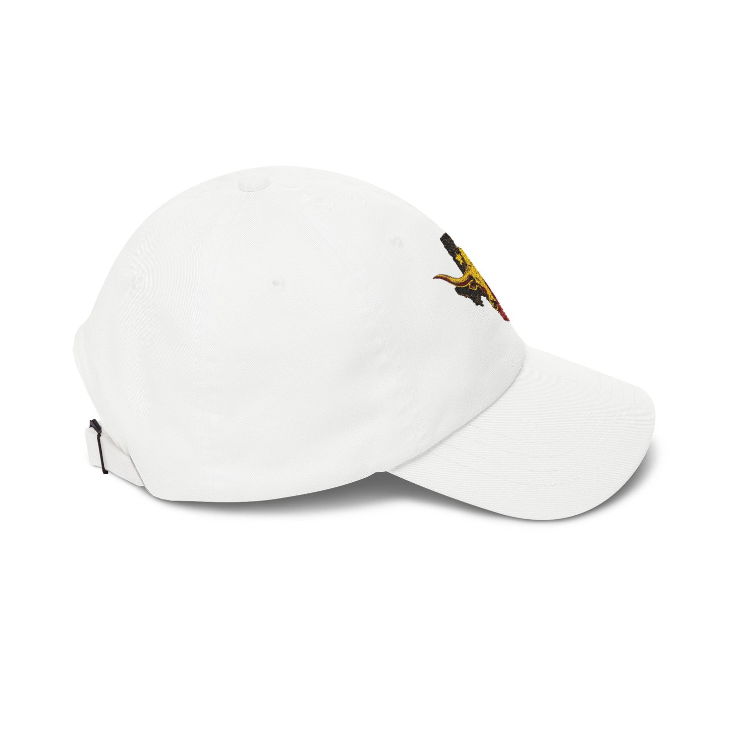 Texas Longhorn Dad Cap – Embroidered Texas Flag Steer Hat