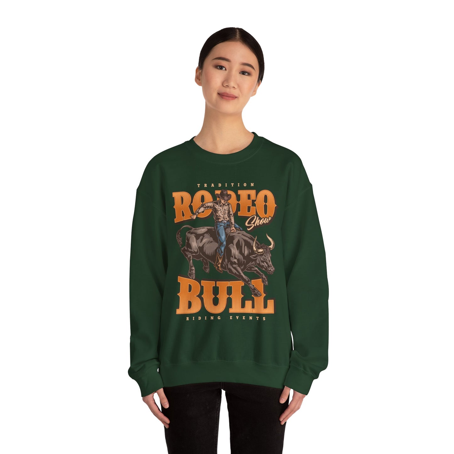 Crewneck Sweatshirt - Tradition Rodeo Show - Bull Riding Events