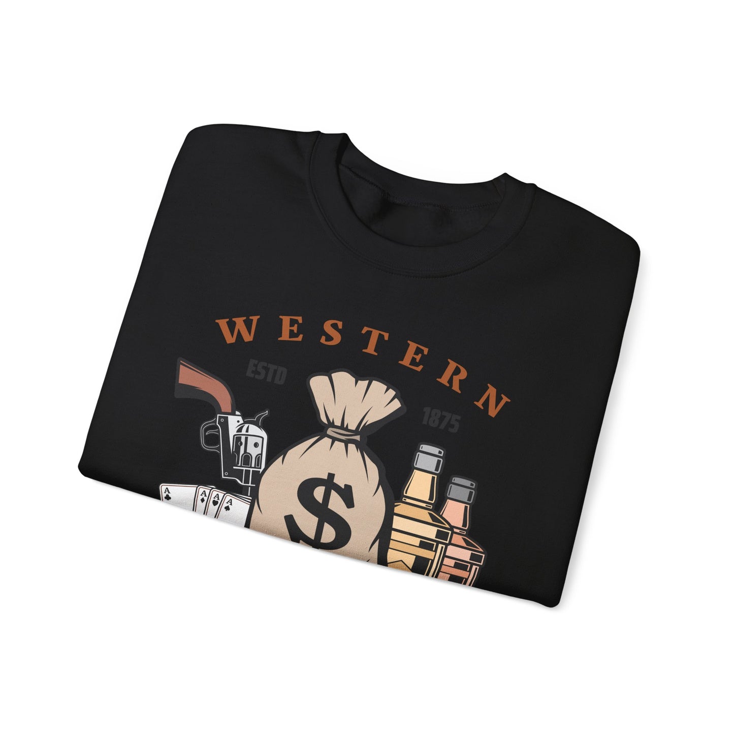 Crewneck Sweatshirt - Western - Wild West - American Legend