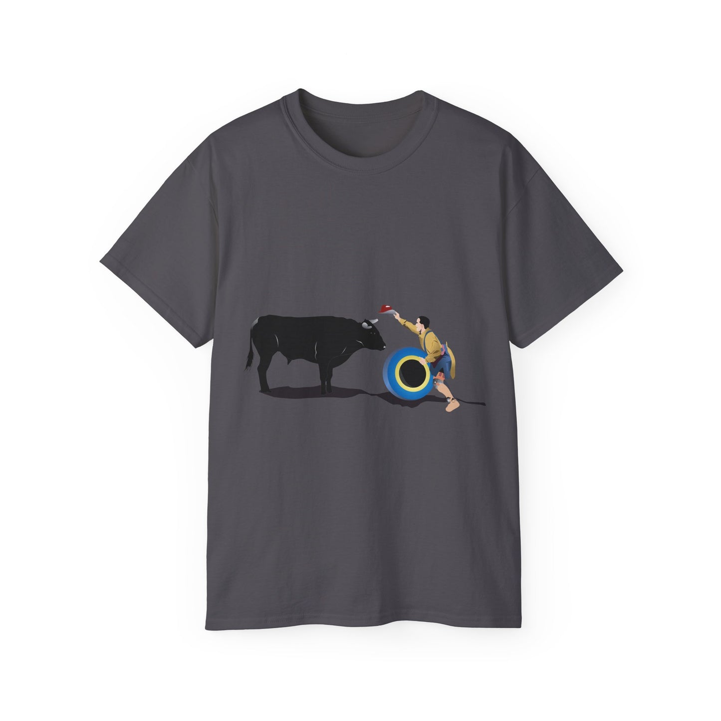Unisex Ultra Cotton Tee - Clown and Bull
