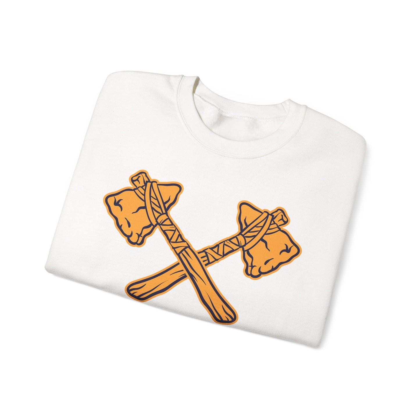 Crewneck Sweatshirt - Crossed Tomahawks