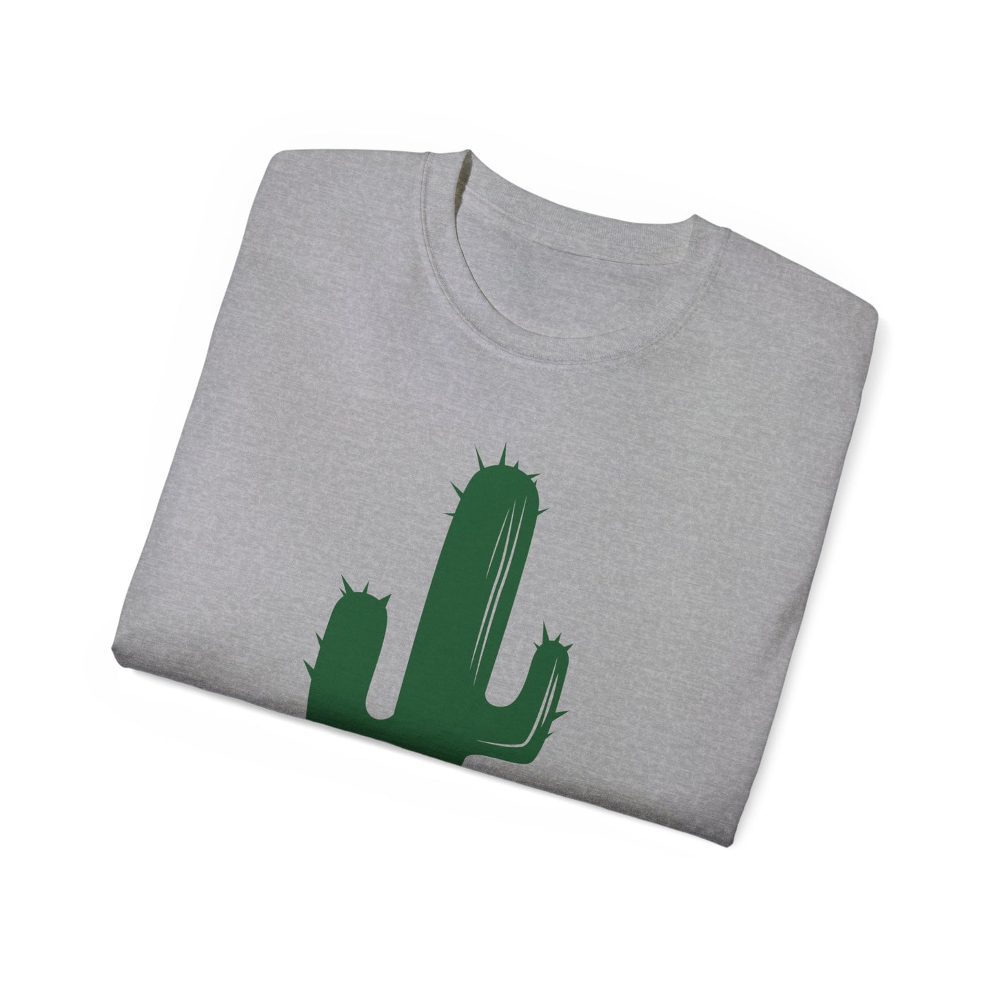Unisex Ultra Cotton Tee - Green Western Cactus X 300