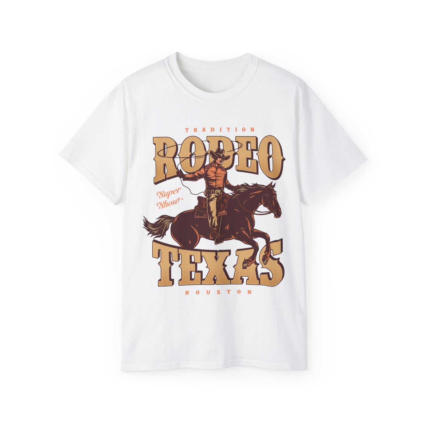 Unisex Ultra Cotton Tee - Tradition Rodeo Super Show - Houston, Texas