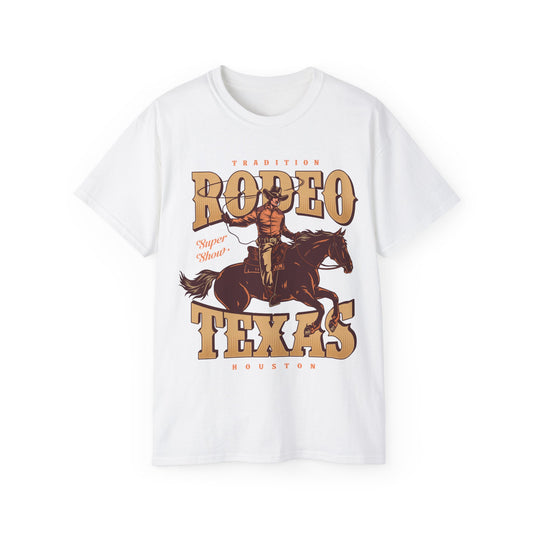 Unisex Ultra Cotton Tee - Tradition Rodeo Super Show - Houston, Texas