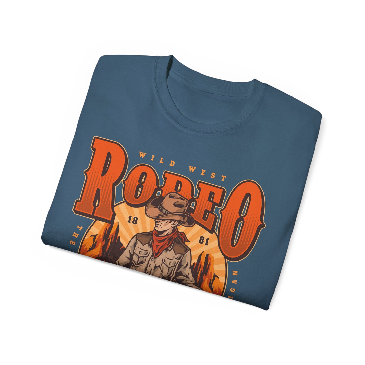 Unisex Ultra Cotton Tee - Wild West Rodeo - True American - The Wild West At Its Best