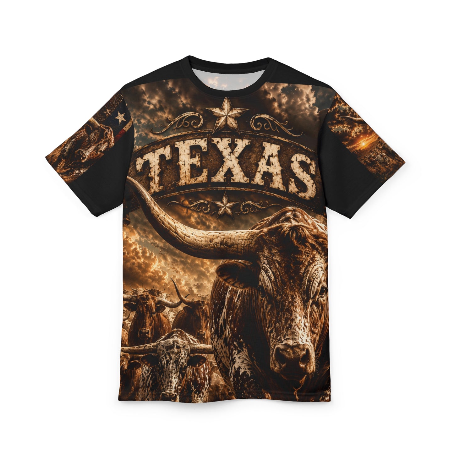 Texas Longhorn Tribute Tee — Stampede Graphic T-Shirt