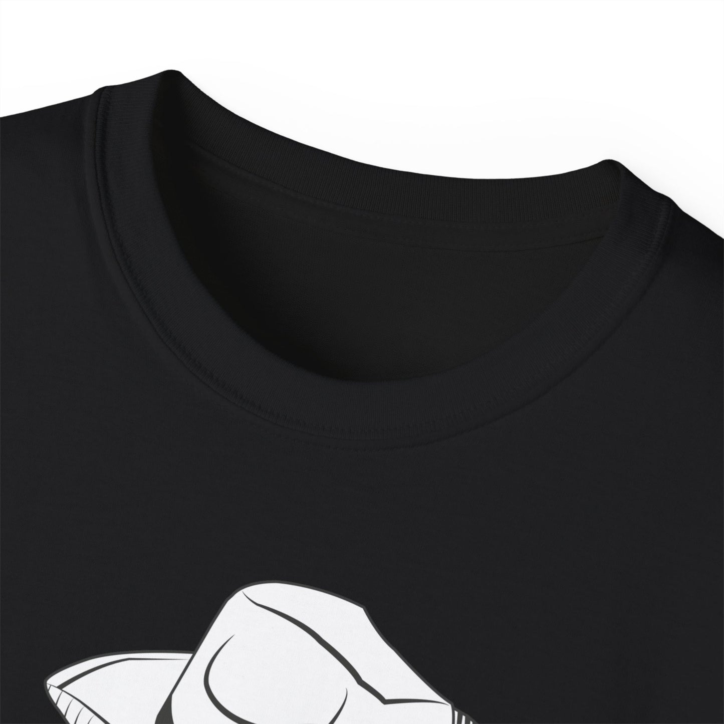 Unisex Ultra Cotton Tee - Vintage Cowboy w Rifles and Hat