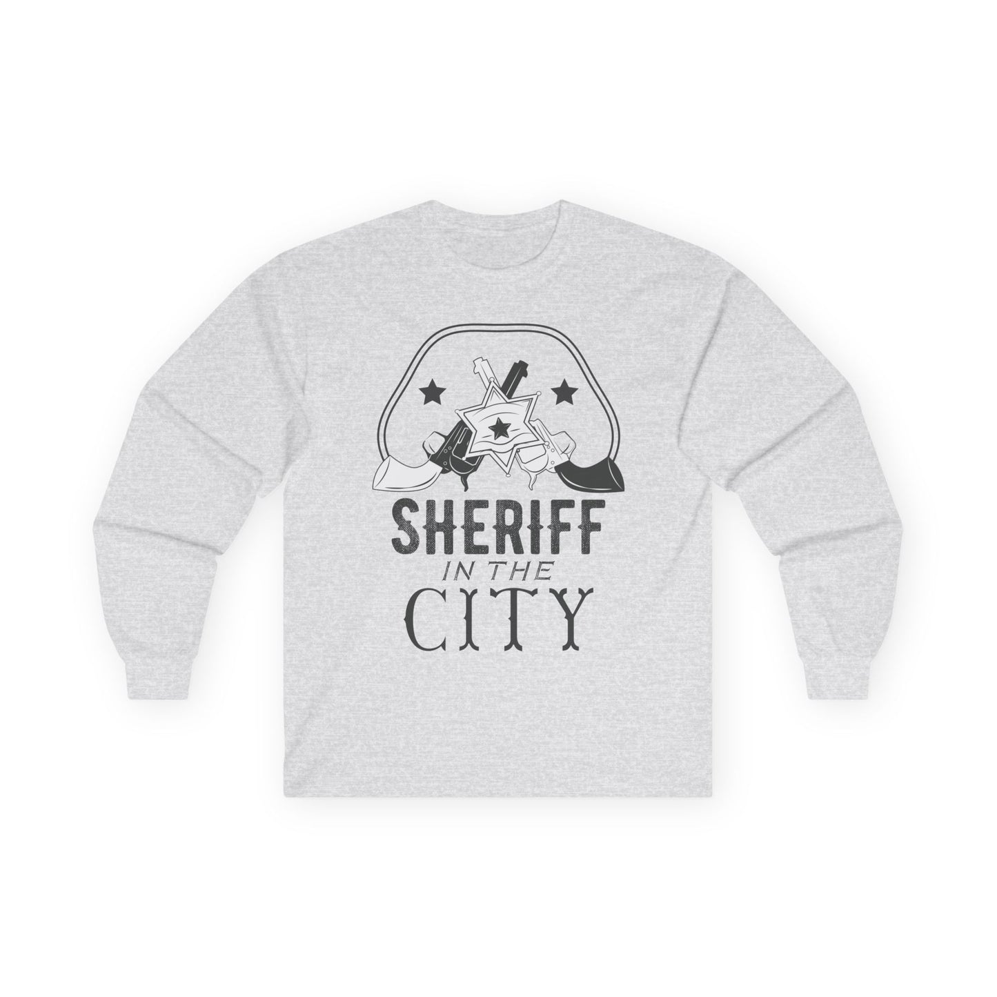 Unisex Ultra Cotton Long Sleeve Tee - Sheriff in the City