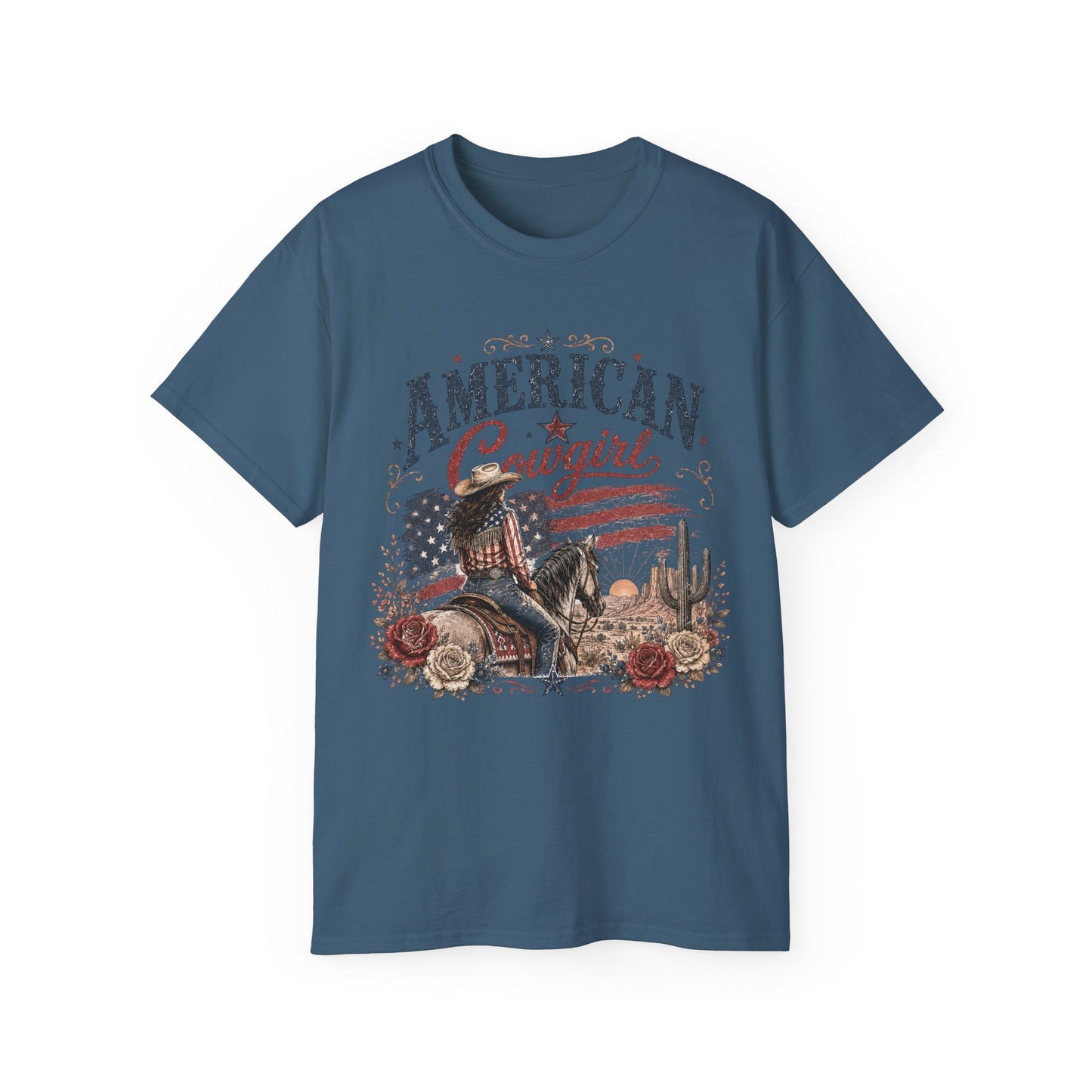 T-Shirt - American cowgirl