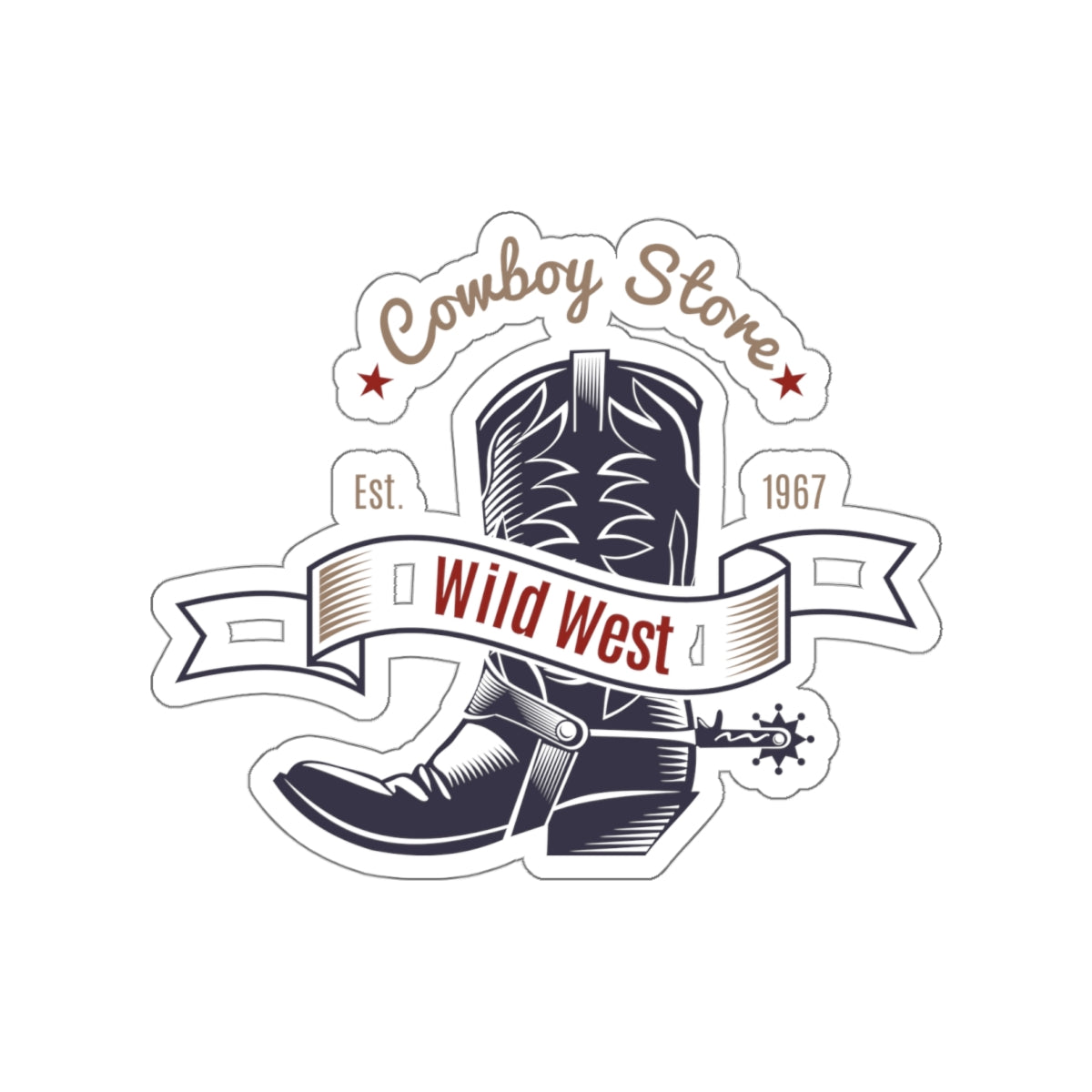 Die-cut stickers - Cowboy Store