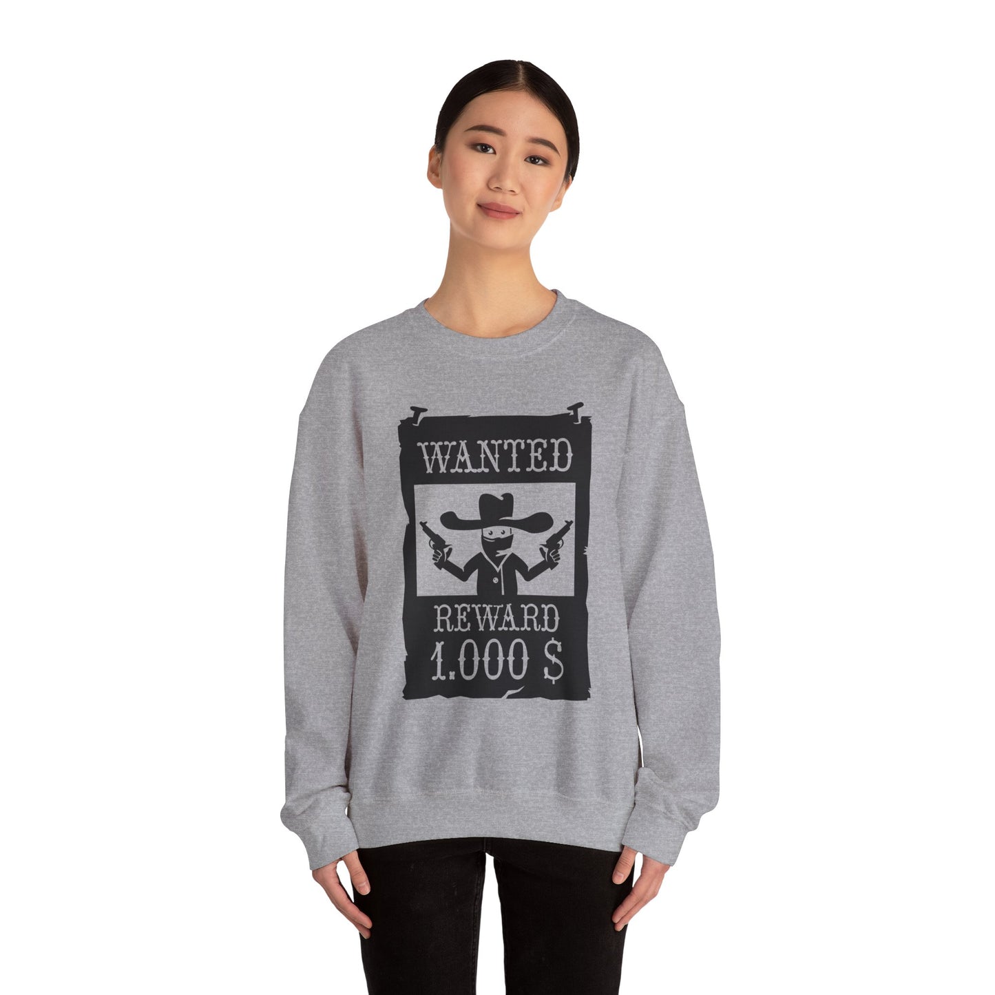 Crewneck Sweatshirt - Wanted Poster X 300