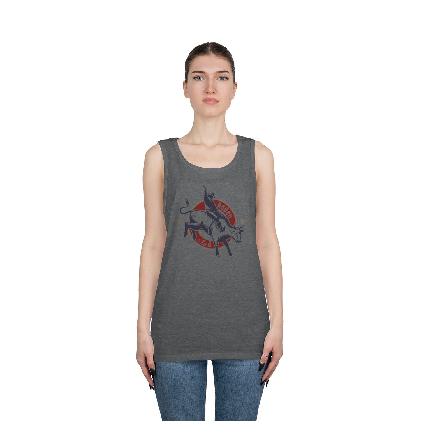 Unisex Heavy Cotton Tank Top - Rodeo Club
