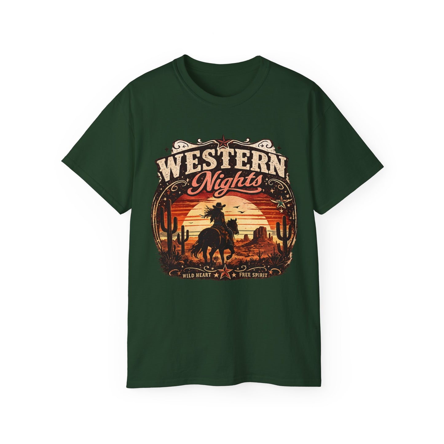 T-Shirt - Western nights and desert charm