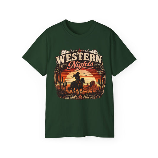 T-Shirt - Western nights and desert charm