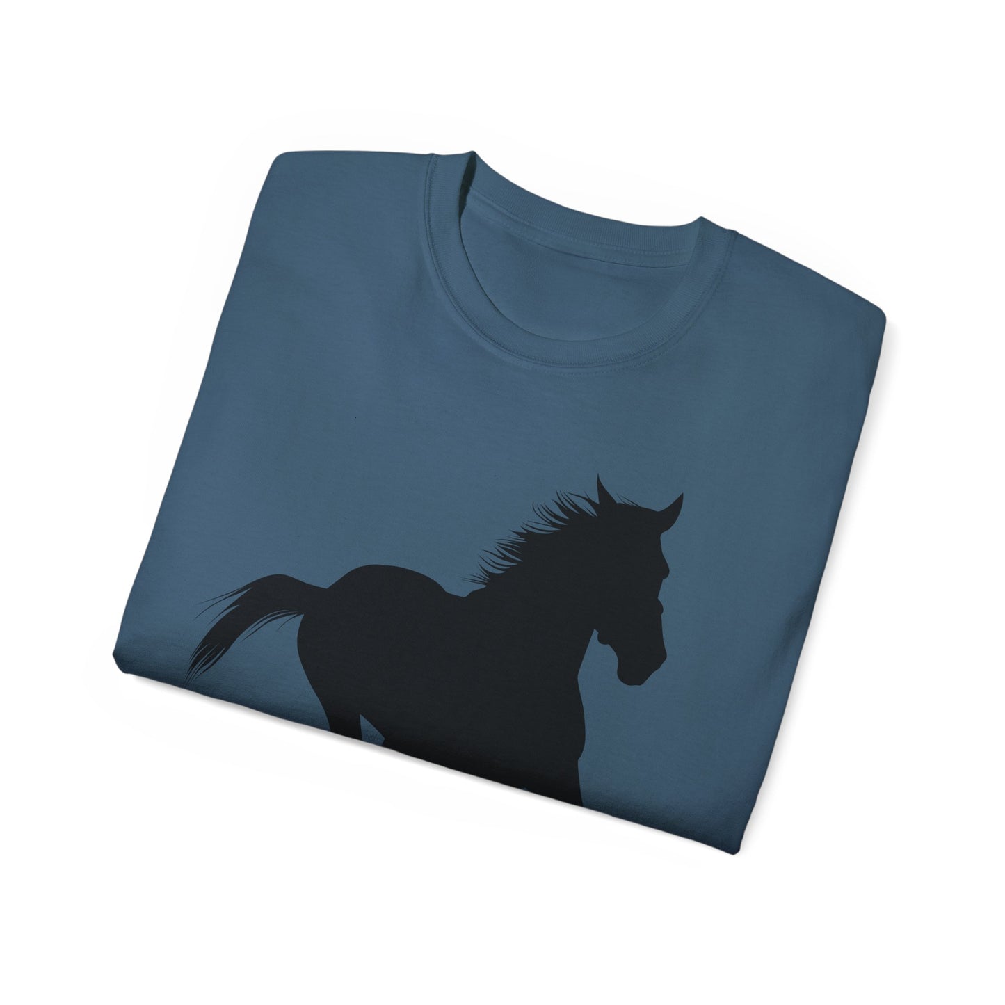 Unisex Ultra Cotton Tee - Wild Horse - Running Leaning Left X 300