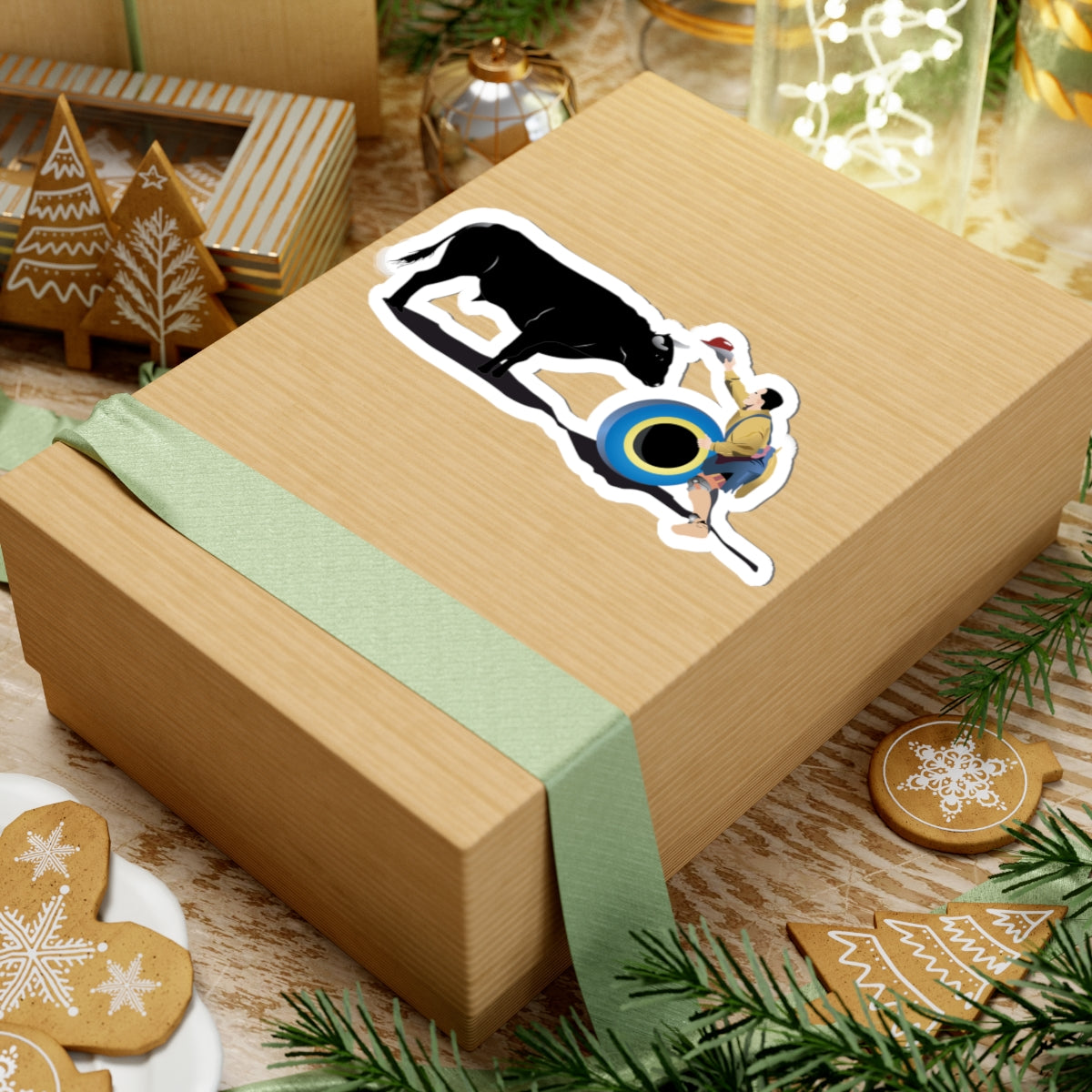 Kiss-Cut Stickers - Clown and Bull