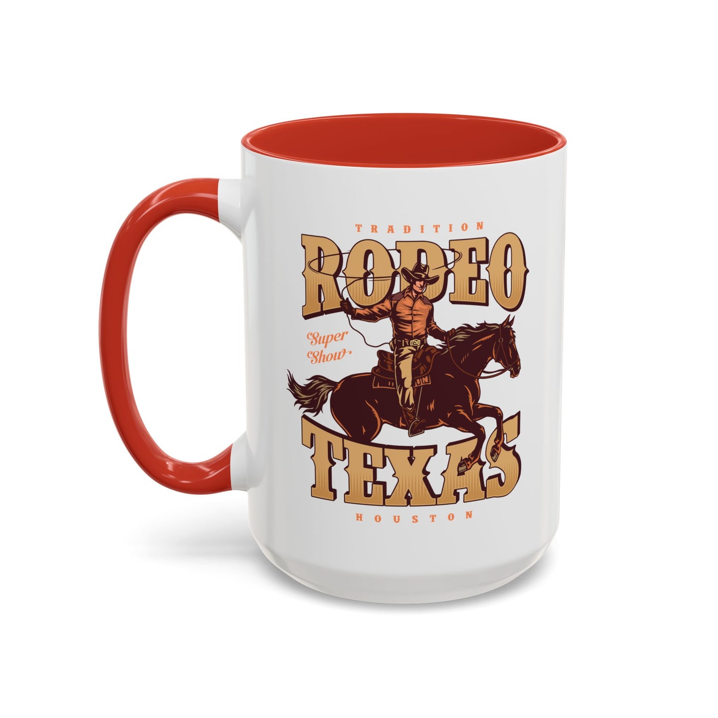 Accent Coffee Mug (11, 15oz) - Tradition Rodeo Super Show - Houston, Texas