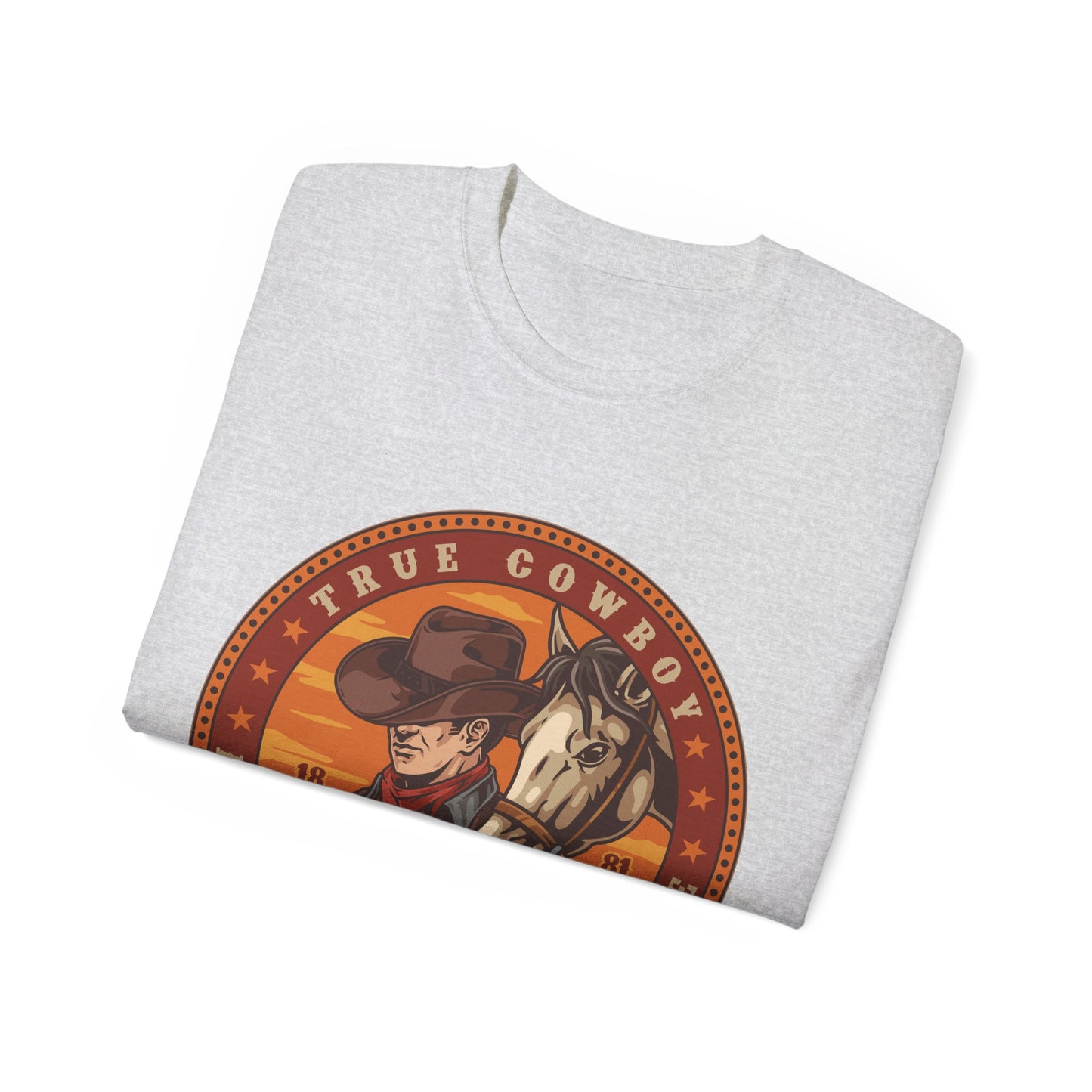 Unisex Ultra Cotton Tee - True Cowboy - American Heritage