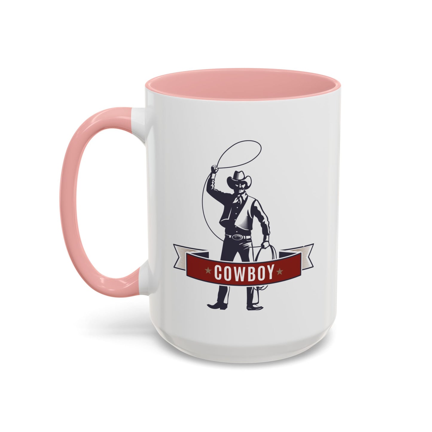 Accent Coffee Mug (11, 15oz) - Cowboy - The Wild West
