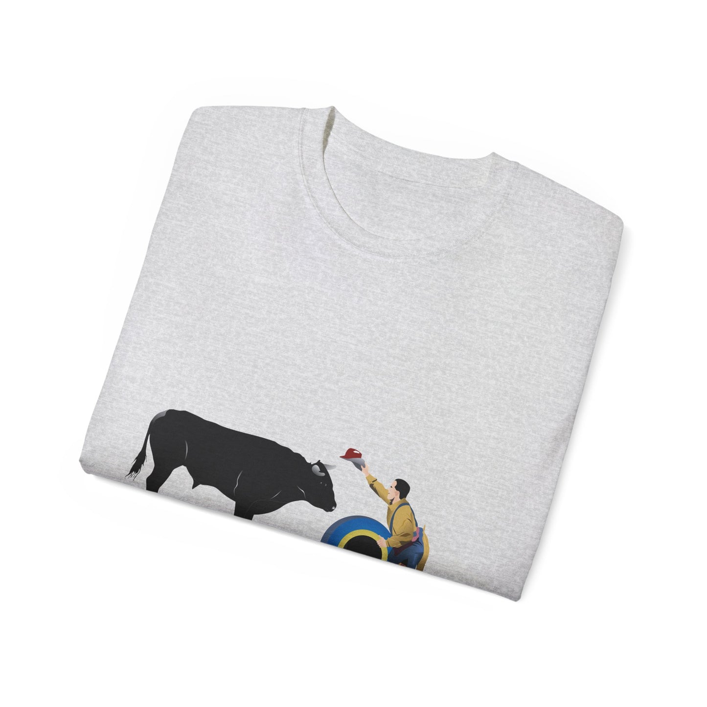 Unisex Ultra Cotton Tee - Clown and Bull