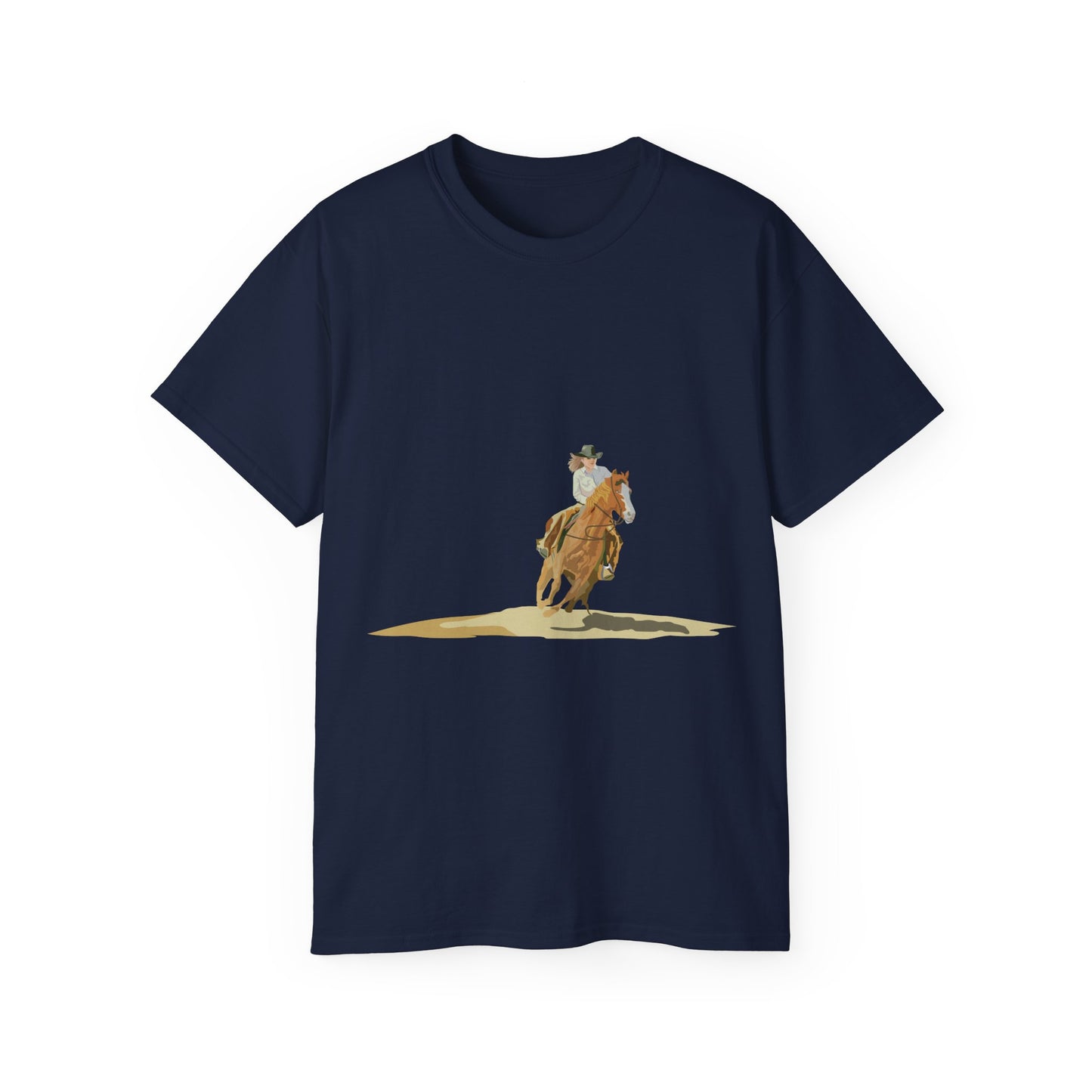 Unisex Ultra Cotton Tee - Rodeo - Cow Girl