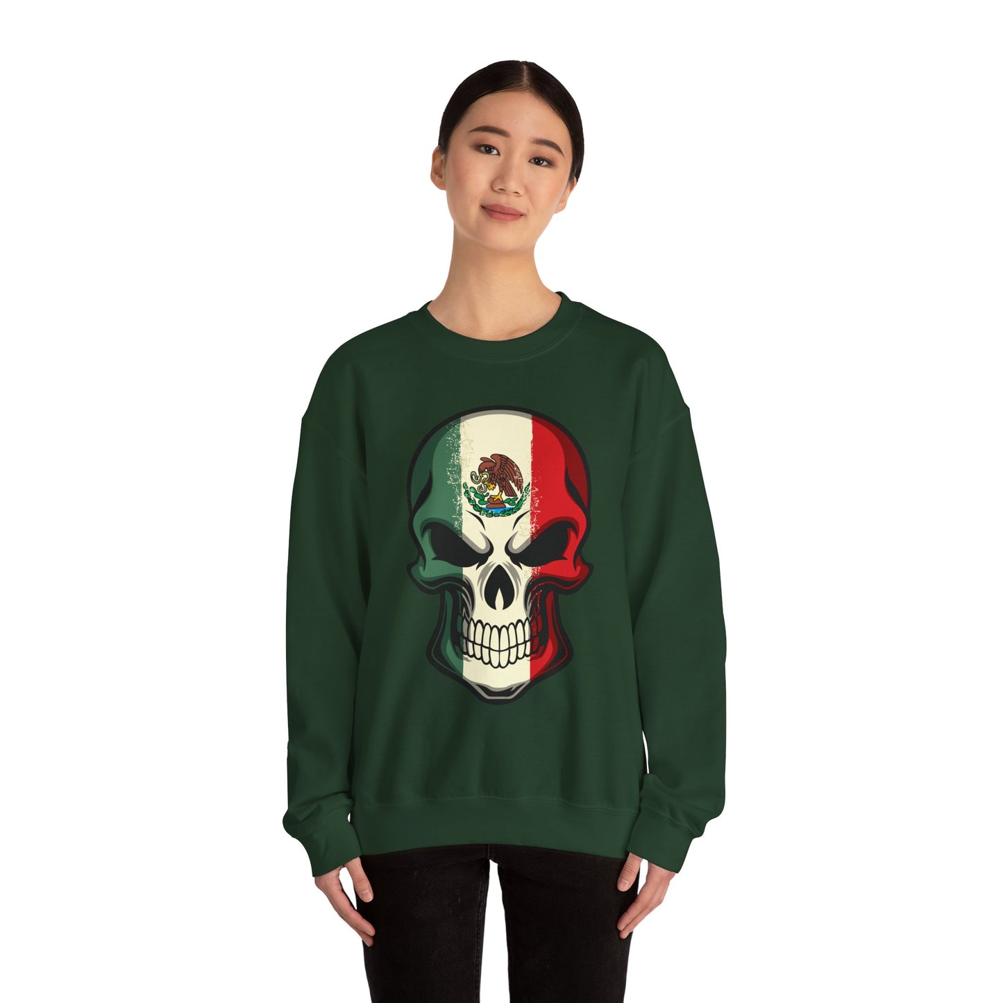Crewneck Sweatshirt - Mexican Skull