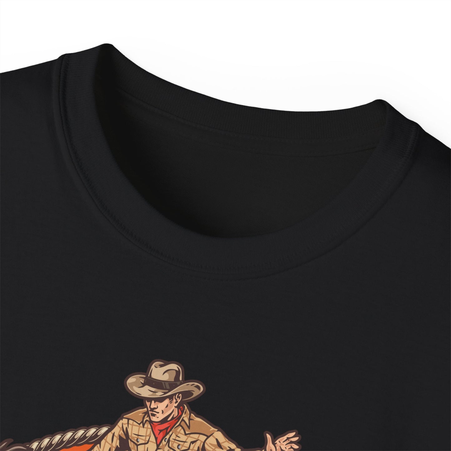 Western Rodeo Cowboy Tee - Fun Casual Shirt for Rodeo Fans, Gift for Country Lovers, Festival Outfit, Everyday Wear, Rodeo Apparel - Rodeo Cowboy - Texas