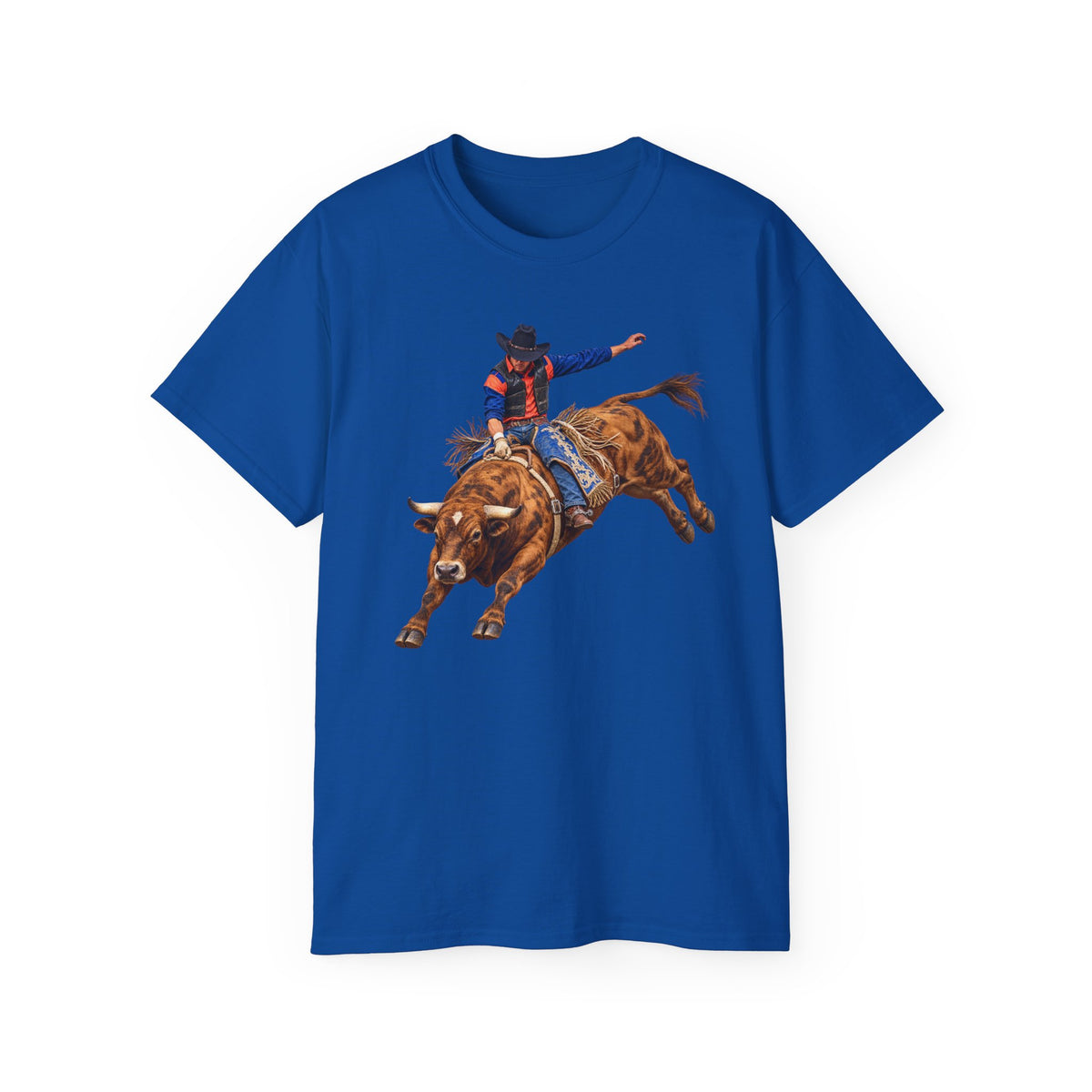 Unisex Ultra Cotton Tee - Cowboy - Rodeo - 3D