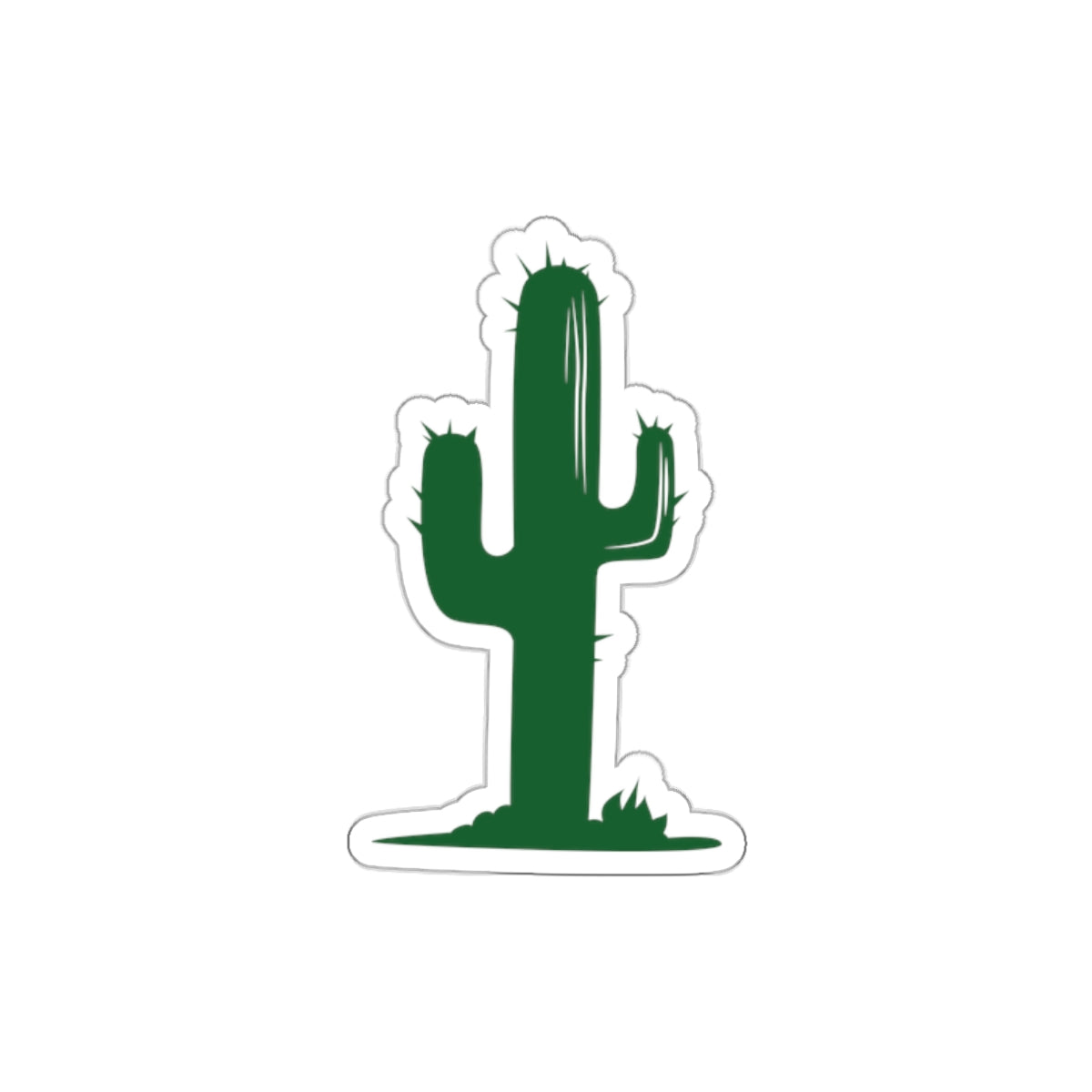 Die-cut stickers - Green Western Cactus X 300