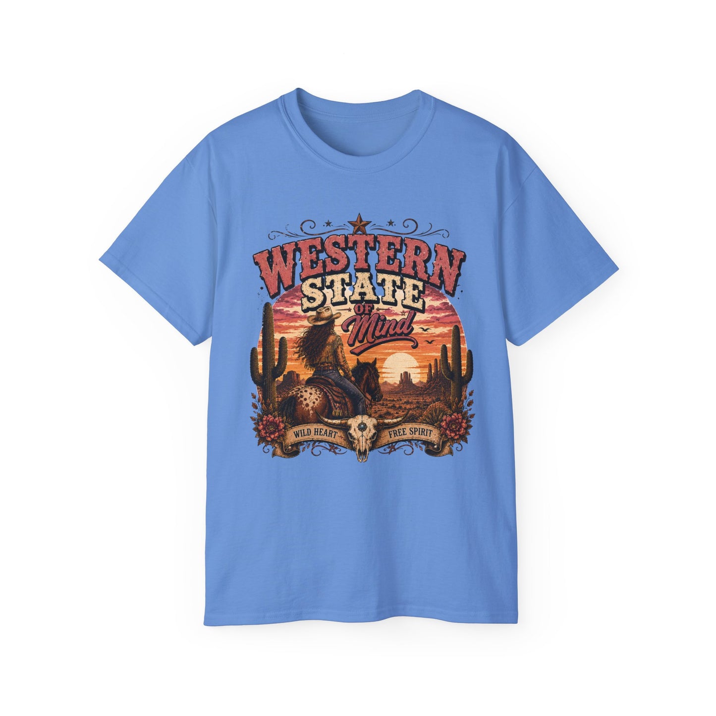 T-Shirt - Western spirit at sunset