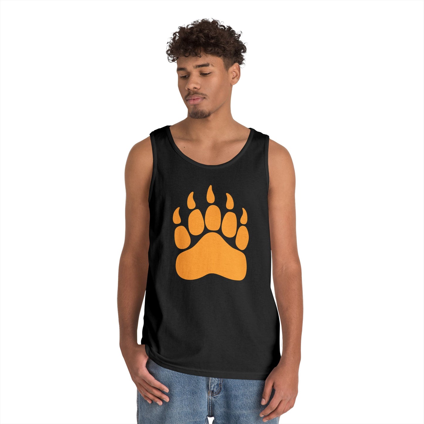 Unisex Heavy Cotton Tank Top - Bear Paw