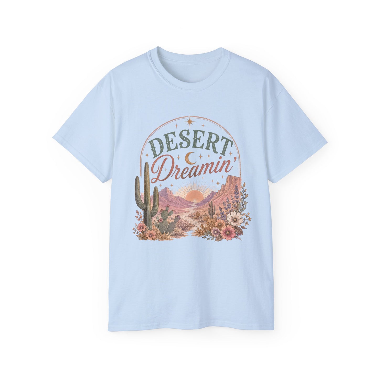 T-Shirt - Desert dreamin' in pastel hues