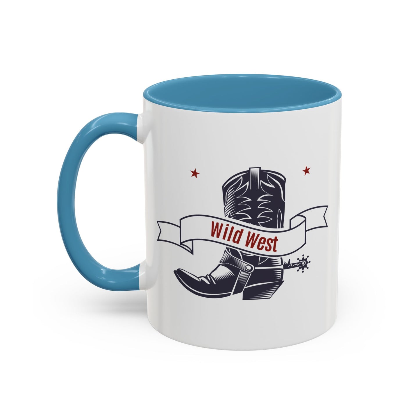 Accent Coffee Mug (11, 15oz) - Cowboy - Wild West