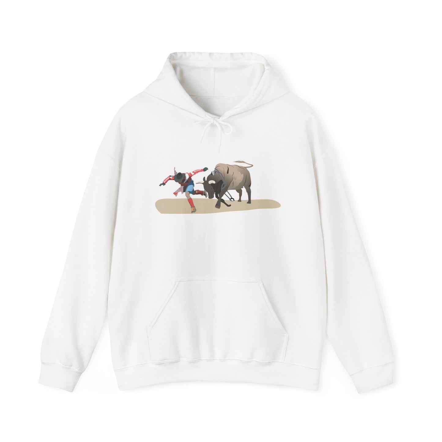 Unisex Hoodie - Rodeo - Bull and Clown